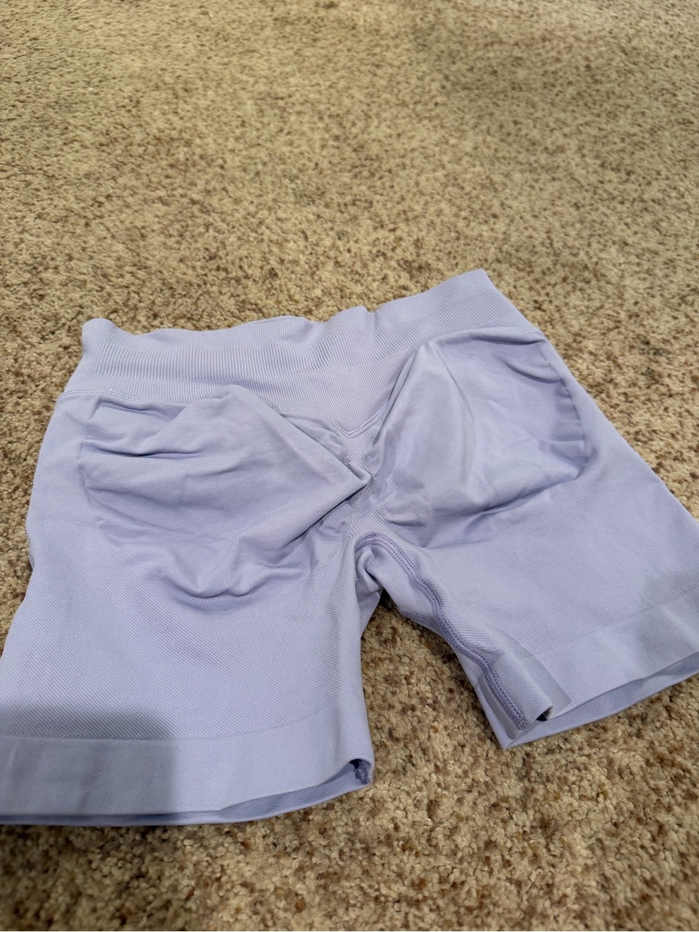 High-Rise Light Lavender Women’s Bike Shorts